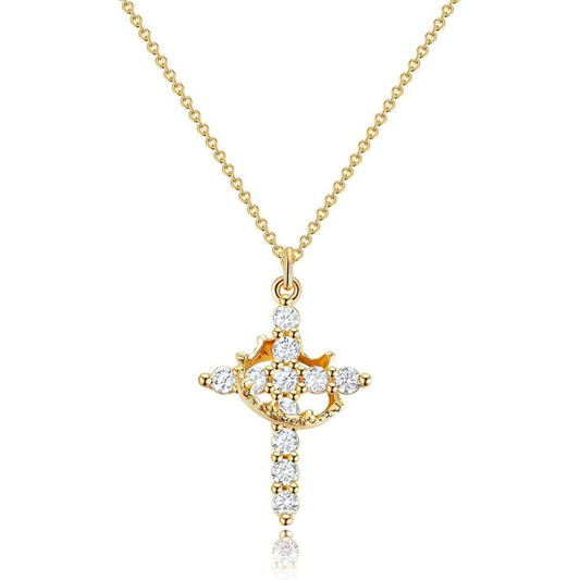 Collar Cruz Corona – Paz y Protección