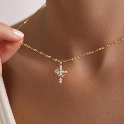 Collar Cruz Corona – Paz y Protección